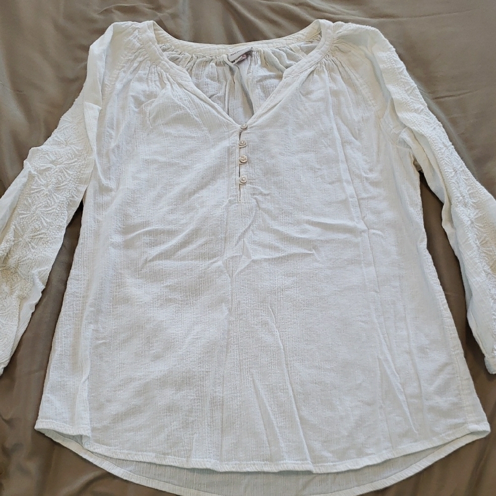 Elegant White Women's Top